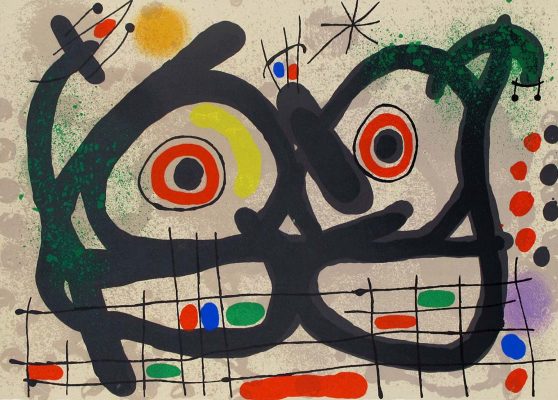 Joan Mirò. Le lezard aux plumes d'or ( La lucertola dalle piume d'oro), 1967. Collezione privata, Francia