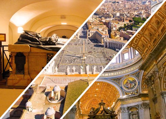 Tour guidato della Basilica di San Pietro, inclusi le tombe papali e la salita alla cupola.